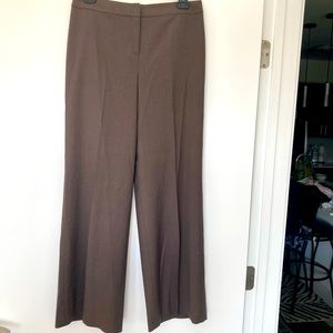 ST. John brown wide leg trousers